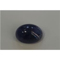 34.10ct Oval Shape Tanzanite Cabochon Dimension 21.1x15.8x11.5