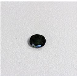 1.61ct Oval Shape Natural Green Sapphire Dimension 7x6.2x3.8