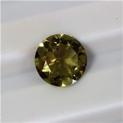 1.50CT Round Shape Green Tourmaline Dimension 8x4.1