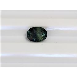 2.78ct Oval Shape Natural Green Sapphire Dimension 9x6.8x5