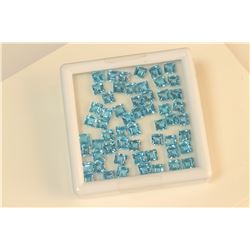48.67ct Square Shape Blue Topaz(57pcs) Dimension