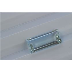 3.24ct rectangle Cut Aquamarine