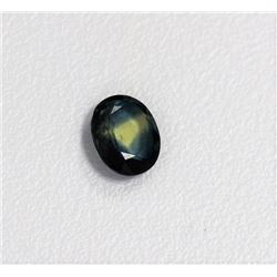 1.21ct Oval Shape Natural Green Sapphire Dimension 7.1x5.8x3.7