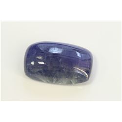 38.83ct Cushion Shape Tanzanite Cabochon Dimension 23x13x7