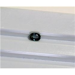 0.57 ct Oval Shape Green Sapphire Dimension 5x4x2