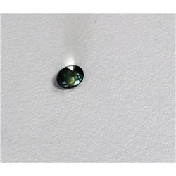0.74ct Oval Shape Natural green Sapphire Dimension5.2x4.5x3.5