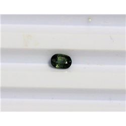 0.81 ct Oval Shape Green Sapphire Dimension 6.3x4.5x3.1