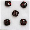 Image 1 : 9.85ct Cushion Shape garnet (4pcs) Dimension