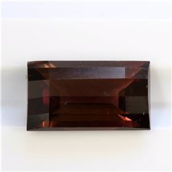 3.66ct Emerald shape Peach Tourmaline Dimension 11.7x6.8x5.3