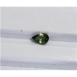 0.74 ct Oval Shape Green Sapphire Dimension 6x4