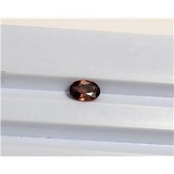 0.81ct Oval Shape Orange Sapphire Dimension 6.9x4.8x2.5
