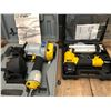 Image 1 : GR OF 2, POWER FIST AIR COIL NAILER WITH CASE & AIR STAPLER