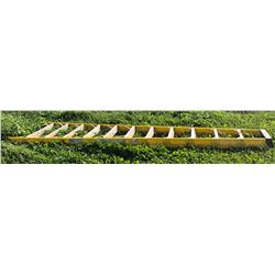 WIDE BASE 12' INDUSTRIAL LITE STEP LADDER