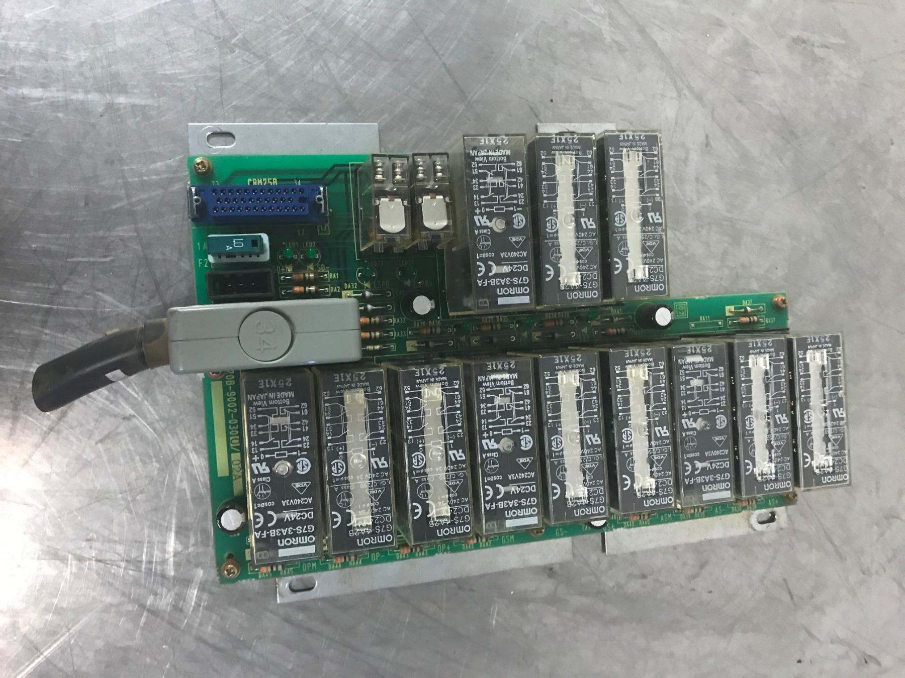 FANUC A20B-9002-0300/02A ESTOP RELAY BOARD