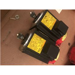 (2) FANUC A06B-0371-B075 AC SERVO MOTOR