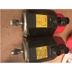 (2) FANUC A06B-0162-B075 AC SERVO MOTOR