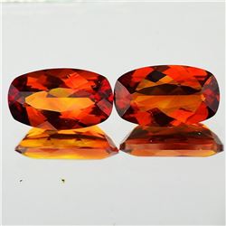 Natural Rare Madeira Orange Citrine Pair[Flawless-VVS]
