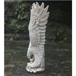 Stunning Hand Carved Antler Eagle