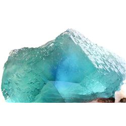 Natural Bluish Green FLUORITE Mineral Specimen