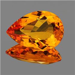 Natural Golden Orange Citrine 16x11 MM [Flawless-VVS]