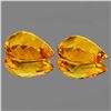 Image 2 : Natural Golden Yellow Citrine Pair [Flawless-VVS]