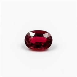 Impressive 2.63Ct Certified Natural Red Tourmaline