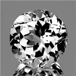 NATURAL COLORLESS WHITE TOPAZ 12 MM - FLAWLESS