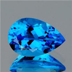 Natural AAA Swiss Blue Topaz {Flawless-VVS1}