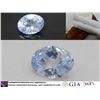 Image 1 : Vivid sky-blue metallic handcrafted Sapphire 1.41 ct