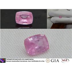 Vivid Pink fine premium handcrafted Sapphire 2.07 ct