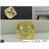 Image 1 : Vivid Lemon-Yellow premium hand-cut Sapphire 2.09 ct
