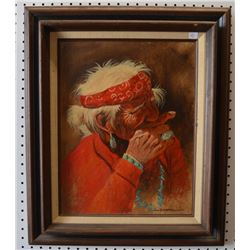 NAVAJO INDIAN PAINTING (ROBERT BECENTI)