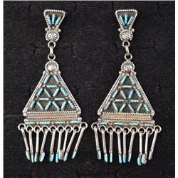 ZUNI INDIAN EARRINGS (KEVIN LEE KITY)