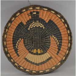 HOPI INDIAN BASKETRY PLAQUE