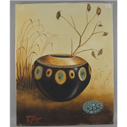 NAVAJO INDIAN PAINTING (YELLOWHAIR)