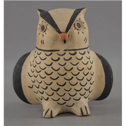 COCHITI INDIAN POTTERY OWL