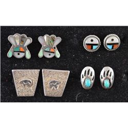 NAVAJO  INDIAN EARRINGS