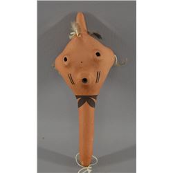 HOPI INDIAN POTTERY RATTLE