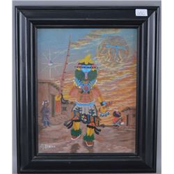 ZUNI INDIAN PAINTING (HALOO)