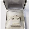 Image 2 : 14K White Gold Diamond(0.30Ct,I1-I2,G-H) Earrings (~weight 0.44g), Made in Canada, Appraised Retail 