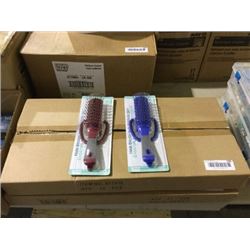 Case of 12 Beauty Essential Hairbrush and Mirror Sets