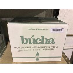 Case of Bucha Grapefruit Kombucha (12 x 473mL)