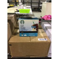 Case of Starbucks Vanilla Sweetened Ice Coffee K-Cups (10 x 446g)