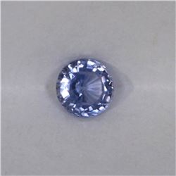 0.75ct Natural ceylon blue Sapphire round cut