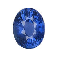 GIA Certified  5.97ct Blue Sapphire oval 11.63 x 9.06 x 6.90 mm