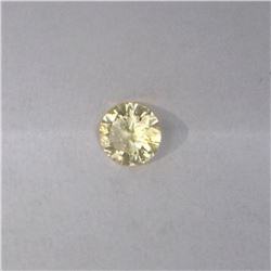0.38ct Natural ceylon yellow Sapphire round cut