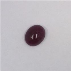 8.19ct Ruby cabochon oval cut