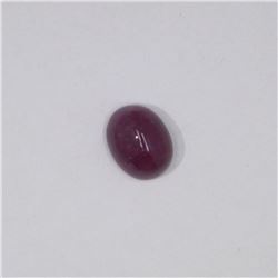 3.01ct Ruby cabochon oval cut