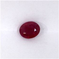 GIA 1.54ct Ruby Oval Cut 7.2x5.92x4.06