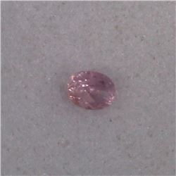 0.61ct Natural ceylon pink Sapphire oval cut